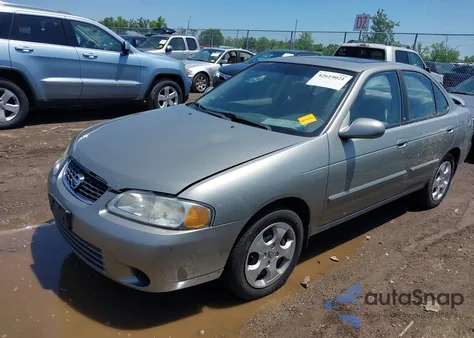 2003 Nissan Sentra Gxe from USA, damaged, VIN 3N1CB51D83L820259